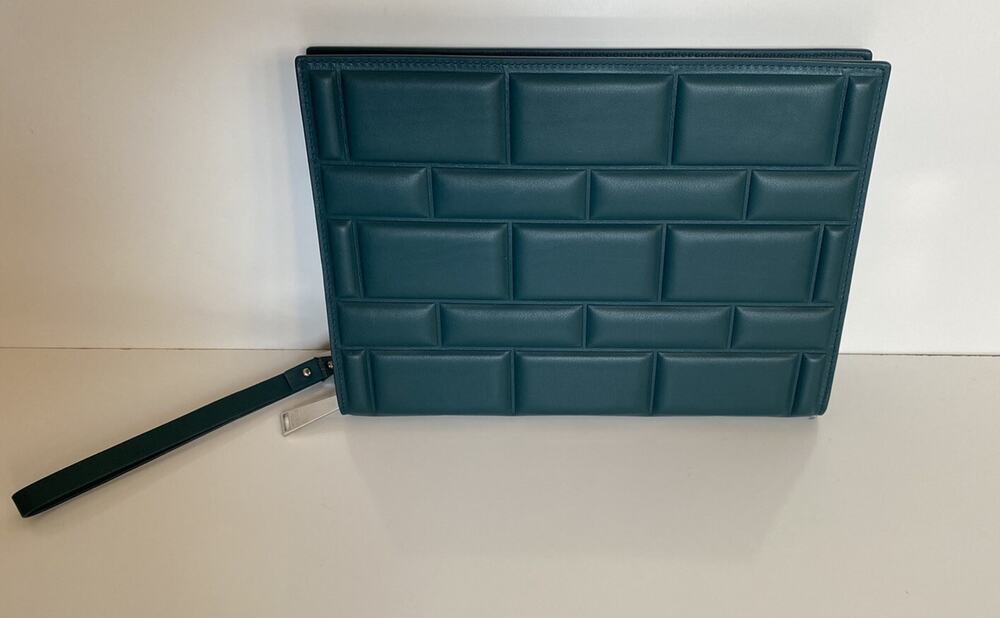 Bottega Veneta Butter Calf Leather Document Case Green 592855 NWT $1900
